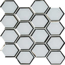 Ice hexagon 10.51 x 12.13 beveled glass meshmounted mosaic tile SMOT-GLS-ICEBEHEX8MM product shot wall view