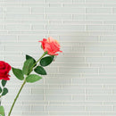 Ice interlocking 12 in x 12 in glass meshmounted mosaic tile SMOT-GLSIL-IC8MM prod shot wall view 5