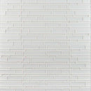 Ice interlocking 12X12 glass mesh mounted mosaic tile SMOT-GLSIL-IC8MM product shot multiple tiles top view