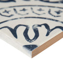 Indigo 8x8 glazed porcelain floor and wall tile NIND8X8 product shot profile view