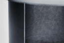 Industrial Round Steel Side Table - Minimalist Contemporary Design