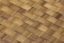 Iroko Infinity Mesh-mounted wood Mosaic Wall Tile 984002 angle wide view