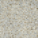 Ivory iridescent 12x12 glass meshmounted mosaic tile THDW3-SH-IVRYIR3-4X3-4GL product shot wall view 2