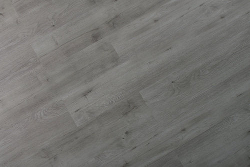 WPC Vinyl Rigid Core 7" Width 48" RL 8.5mm Thick, 1.5mm IXPE, Kakanda, Hutrindo Floors - Mazzia Collection angle view