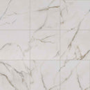 Kaya calacatta lucca 24x24 matte porcelain floor and wall tile NKAYCALLUC2424 product shot wall view 2