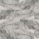 Kaya onda gray 12x24 matte porcelain floor and wall tile NKAYONDGRA1224 product shot wall view 2