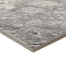 Kaya onda gray 24x24 polished porcelain floor and wall tile NKAYONDGRA2424P product shot profile view