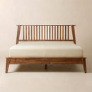 [Buy 1 Get 1] Kaylin Solid Wood Bed Frame & Nightstand
