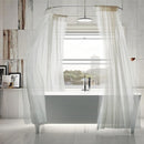 Ketal white lappato liberty us collection porcelain floor and wall tile liberty LUSIRSP1224153 product shot bath view