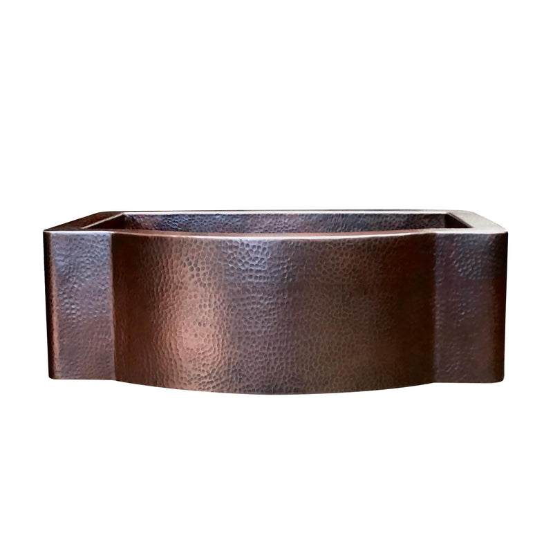 Single Basin Copper Farmhouse Sink - Grande