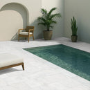 Sierra White Sandblasted Marble Pool Coping - MSI Collection