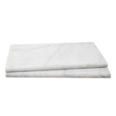 Folded marble slab on a white background