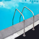 Arterra Beton Gray 13"x24" Porcelain Pool Coping - MSI Collection room shot outdoor pool view