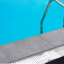 Arterra Beton Gray 13"x24" Porcelain Pool Coping - MSI Collection room shot outdoor pool view 2
