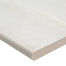 Caldera Blanca 13"x24" Matte Porcelain Pool Coping product shot profile view