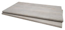 Caldera Grigia 13"x24" Matte Porcelain Pool Coping product shot multiple tile view