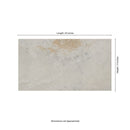 Livingstyle Travertino 13"x24" Matte Porcelain Pool Coping Eased Edge - MSI Collection measurement view