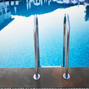 Arterra Mystique Multicolor 13"x24" Porcelain Pool Coping - MSI Collection room shot outdoor view