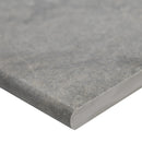 Arterra Quarzo Gray 13"x24" Porcelain Pool Coping - MSI Collection product shot edge view 