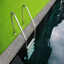 Arterra Quarzo Gray 13"x24" Porcelain Pool Coping - MSI Collection outdoor shot pool view