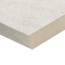 Arterra Quartz White 13"x24" Porcelain Pool Coping-Eased Edge - MSI Collection product shot edge view