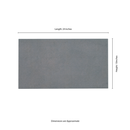 Arterra True Blue Stone 13"x24" Porcelain Pool Coping-Eased Edge - MSI Collection product shot coping measurment view