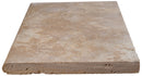 Tuscany Beige 12"x24" Brushed Travertine Pool Coping - MSI Collection product shot coping tile view 2