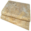 Tuscany Scabas 16"x24" Brushed Travertine Pool Coping - MSI Collection product shot multi tile  view