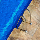Tuscany Scabas 16"x24" Brushed Travertine Pool Coping - MSI Collection product shot pool view