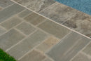 Tuscany Silver 16"x24" Honed Travertine Pool Coping - MSI Collection room shot outdoor view 2