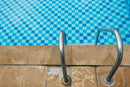 Tuscany Walnut 12"x24" Brushed Double Bullnose Travertine Pool Coping - MSI Collection pool view