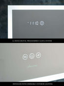 Pagani LED Mirror Cabinet with Defogger, Dimmer, Magnifier & USB outlet Villohome
