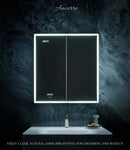 Pagani LED Mirror Cabinet with Defogger, Dimmer, Magnifier & USB outlet Villohome