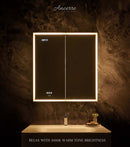 Pagani LED Mirror Cabinet with Defogger, Dimmer, Magnifier & USB outlet Villohome