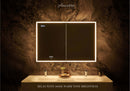 Pagani LED Mirror Cabinet with Defogger, Dimmer, Magnifier & USB outlet Villohome