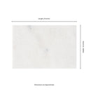 Sierra White 16"x24" Sandblast Marble Paver - MSI Collection measurement view