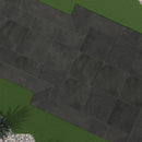 Cementique Graphite Matte 3D Porcelain Stone Look Paver - MSI Collection