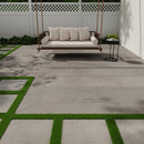 Cementique Silver Matte 3D Porcelain Stone Look Paver - MSI Collection
