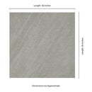 Fossil Snow 36"x36" Matte Porcelain Stone Look Paver - MSI Collection