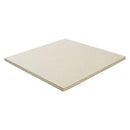 Beige ceramic tile on a white background