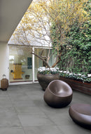 Nolitan Smoke 24"x48" Matte Porcelain Paver - MSI Collection outdoor view 2