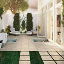 Arterra Quartz Beige 24"x24" Porcelain Paver Floor Tile - MSI Collection room shot outdoor view