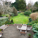 Arterra Quarzo Gray 24"x48" Porcelain Paver Floor Tile - MSI Collection outdoor view