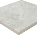 Tervi Silver 24"x24" Matte Porcelain Paver room shot profile view