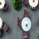 Arterra Trueblue Stone Jumbo Pattern Porcelain Paver - MSI Collection room shot dinning view