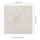Vortexa Ivory Matte 3D Porcelain Stone Look Paver - MSI Collection