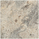 Tuscany Silver Travertine Tumbled Paver Floor Tile - MSI Collection product shot wall view