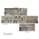 Ashbury Shadow Pattern Varying Length Wall Tile - MSI Collection Product descriptive view