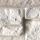 Danbury White Pattern Varying Length Wall Tile - MSI Collection panel closeup view 2