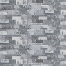 XL ROCKMOUNT Alaska Gray 9"x24" Splitface Ledger Panel Marble Wall Tile - MSI Collection ledger panel view closeup